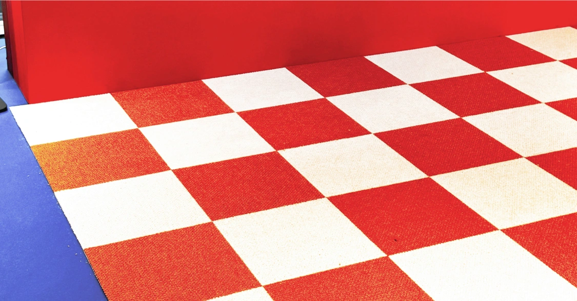 Floor Condition After Applying Carpet Tile